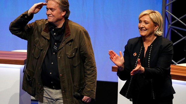 Congrès du FN : Steve Bannon en vedette américaine
