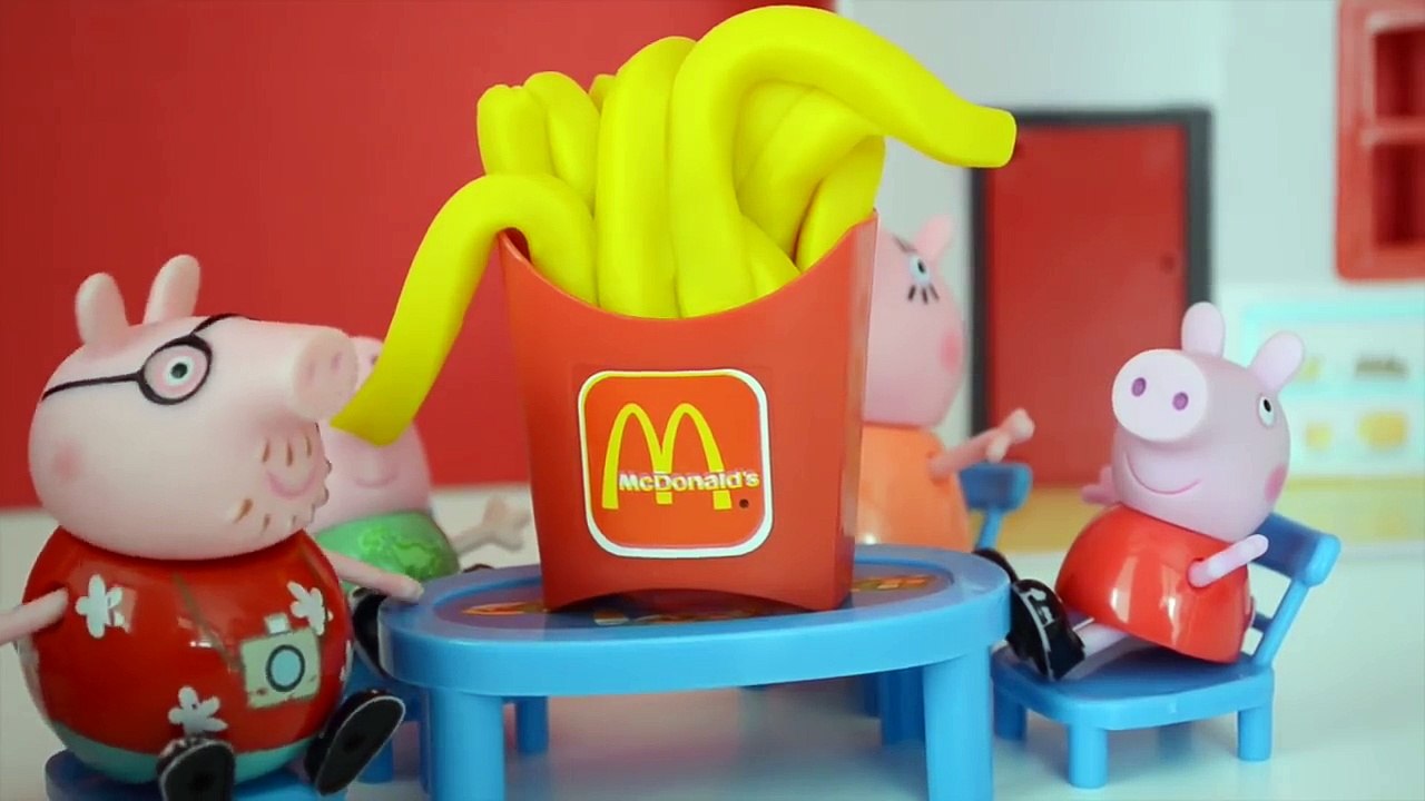 Pig George da Familia Peppa Pig Sanduiche Gigante de Massinha de Modelar Play-doh!!! Em Portugues