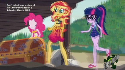 [sub Español] Equestria Girls: X marks The Spot. Beach shorts