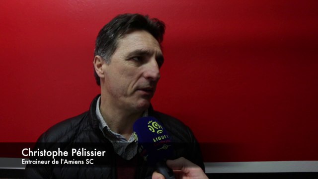 Apres le match, Christophe Pélissier- DFCO - Amiens SC