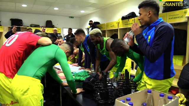 FCN-ESTAC : la joie du vestiaire