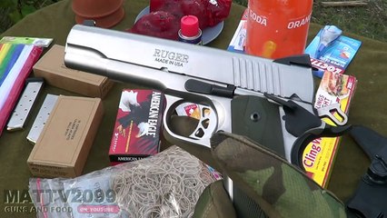 1911 Pistol demo and Ballistic Gel Test - The Ultimate Weapon System Platform