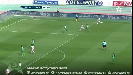 هدف جلال الداودي - حسنية أكادير1-0 الرجاء الرياضي - الجولة 20
