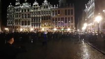 Débordements sur la Grand-Place de Bruxelles