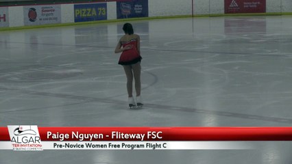 2018 Calgary Winter Invitational - Pre-Novice Women Free Program Flight C - Group 1- Father David Bauer Arena