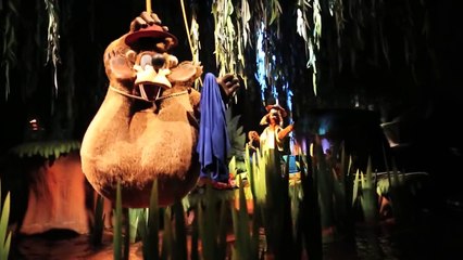 [HD] Splash Mountain : Excellent Low Light : Full Queue & Ride POV - Disneyland Resort CA