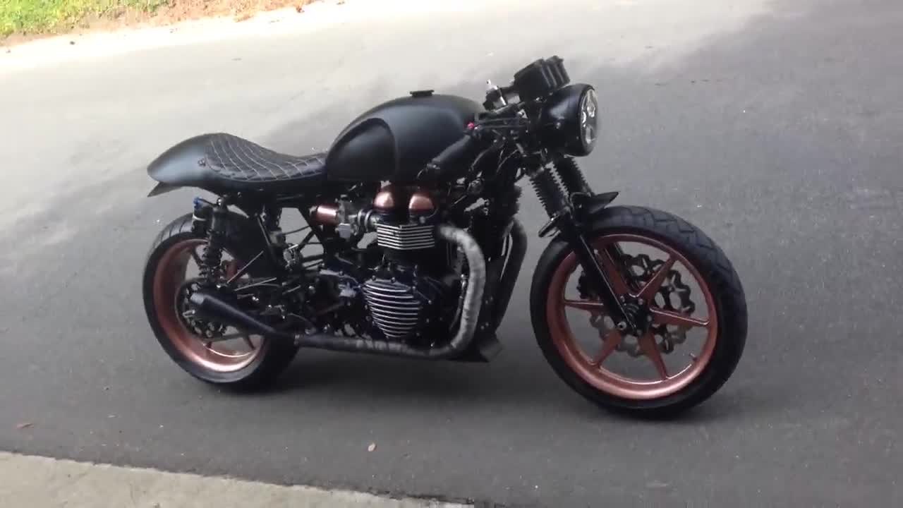 The Blackbird TT is back on the road and looking and running like a dream thanks to the thorough Triumph factory technician crew Canyon Motorcycles