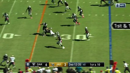 2016 - End around nets 29 yards for Raiders Johnny Holton