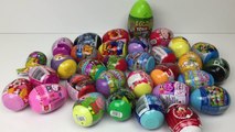 30 Surprise Eggs!!! Disney CARS MARVEL Spider Man SpongeBob HELLO KITTY peppa pig