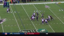 2016 - Xavier Rhodes comes up with diving interception of Carson Wentz