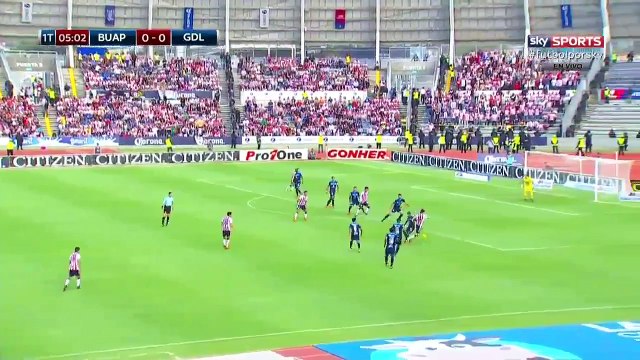 Jose Macias Goal ~ Lobos BUAP vs Chivas Guadalajara 0-1