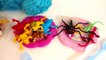 COOKIE MONSTER Eating BUGS And Throwing up SLIME-Spiders,Frog,Lizards-Learn Colors-Kids Fun