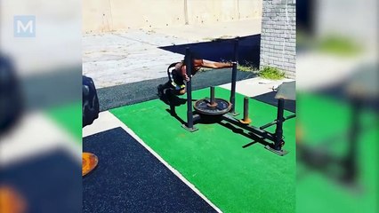 8 Year Old American Football Phenom Jaylen Huff | Muscle Madness