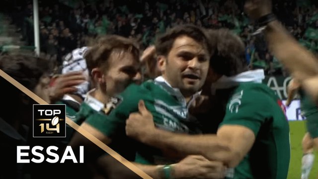TOP 14 - Essai Charly MALIE (SP) - Pau - La Rochelle - J20 - Saison 2017/2018