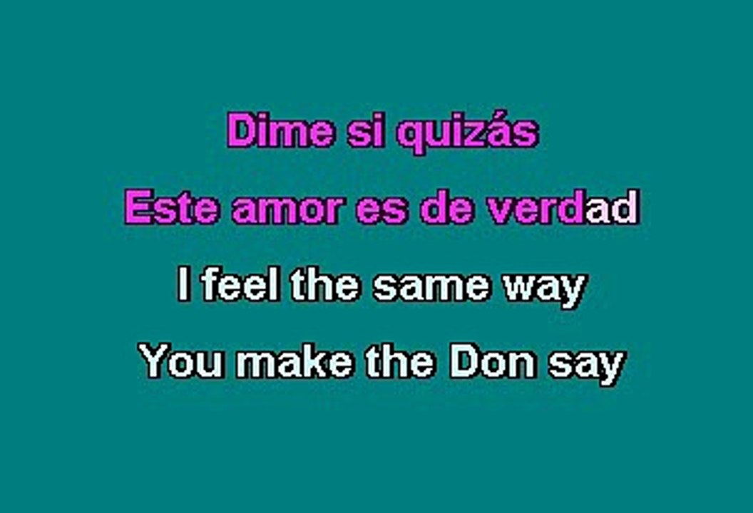 Thalía - Me pones sexi (Karaoke)