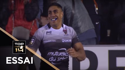 TOP 14 - Essai Malakai FEKITOA (RCT) - Toulon - Agen - J20 - Saison 2017/2018