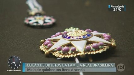 Mais de 500 itens da família real brasileira serão leiloados