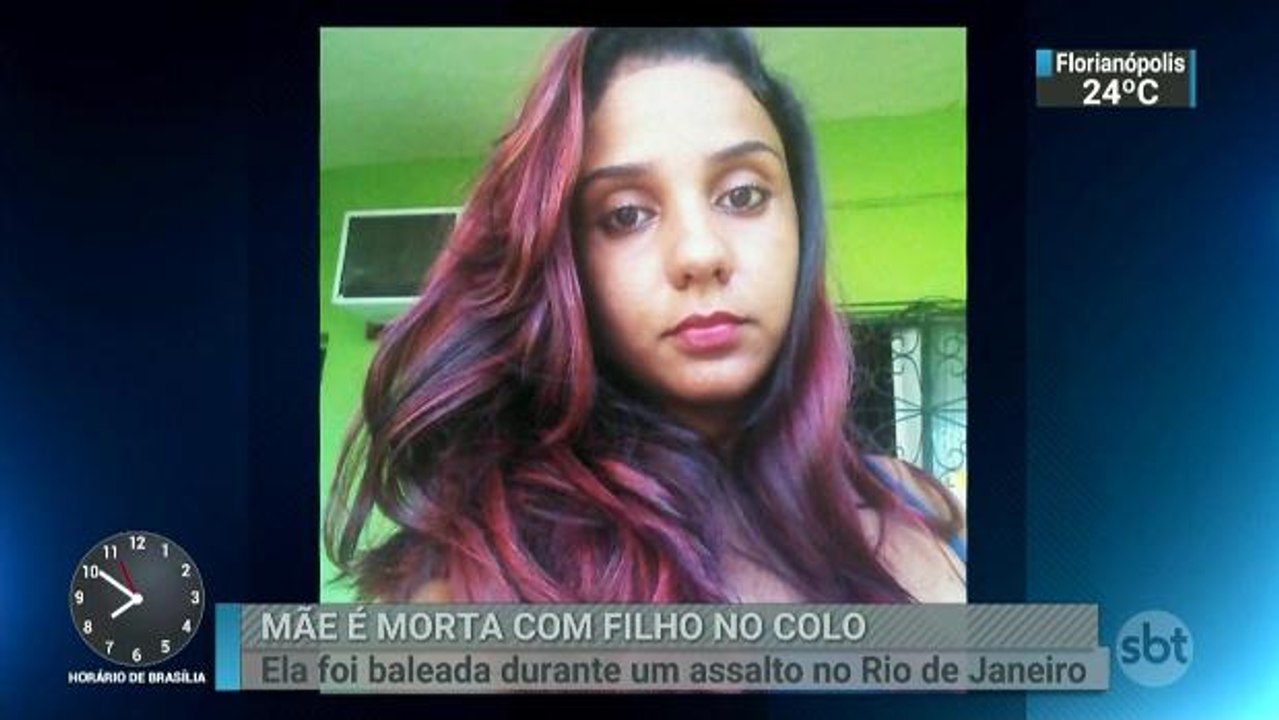 Esposa de PM é baleada com o filho no colo durante assalto no RJ