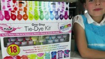 How To Make DIY Colorful Tie Dye T-Shirt | Fun Easy Rainbow Craft For Kids | Learn With Princess Ava