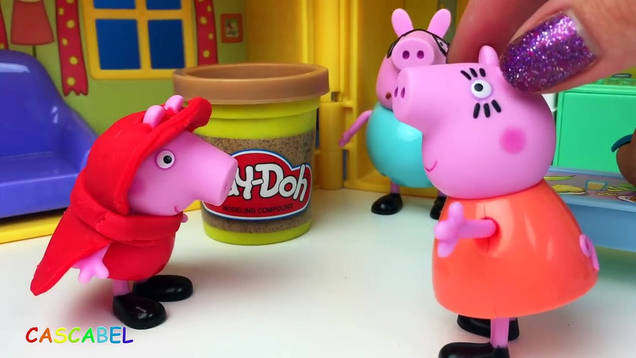 EL CUENTO DE PEPALUCITA ROJA CON CHASE PATRULLA CANINA - PAW PATROL Y PEPPA PIG CON PLAYDOH
