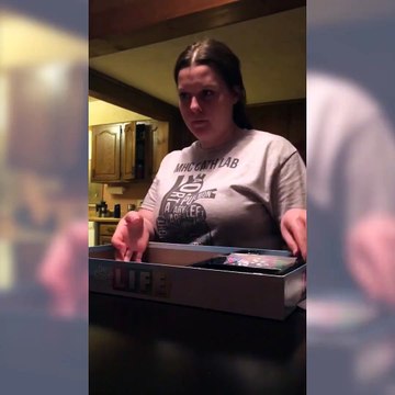 She thought they were just playing a fun game of LIFE ...she had no idea what was actually going on! If you think this is sweet, you have watch this: