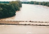 Drone Footage Shows Extent of Ingham Flooding
