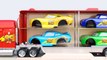 Coches para ninos Camion aprender colores para niños en español con musica | Animacion | 3D