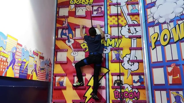 CHALLENGE ESCALADE 100% FUN chez AZIUM - Fun Climbing Indoor Playground for Kids