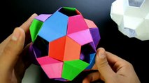 Origami: Kusudama Tartaruga - Instruções em Português PT-BR