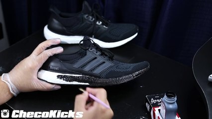 Custom Blacked Out Ultra Boost + On Feet