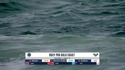 Adrénaline - Surf : C. Moore vs. K. Andrew vs. T. Weston-Webb - Condensed Heat