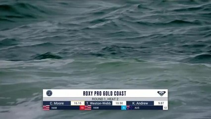 Adrénaline - Surf : C.Moore vs. K.Andrew vs. T.Weston-Webb - Condensed Heat