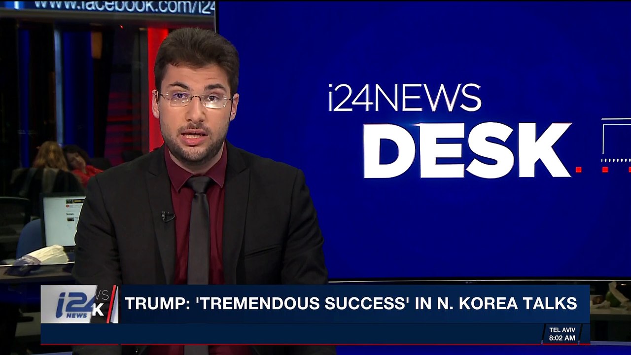 i24NEWS DESK | Trump: 'tremendous success' in N. Korea talks | Sunday, March 11th 2018