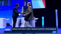 i24NEWS DESK | French far-right party receive support from Bannon | Sunday, March 11th 2018