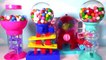 SHOPKINS & GUMBALL Banks Colors and Numbers with Gumballs & Shopkins Surprises!