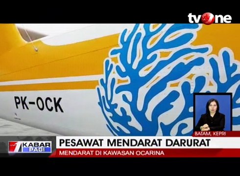 Pesawat Airfast Mendarat Darurat, 8 Penumpang Dievakuasi