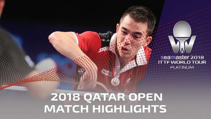 Download Video: 2018 Qatar Open Highlights I Tomokazu Harimoto vs Hugo Calderano (1/4)