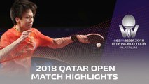 2018 Qatar Open Highlights I Lin Gaoyuan vs Wong Chun Ting (1/4)