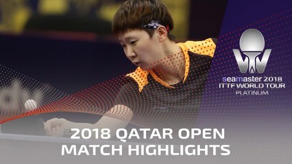 2018 Qatar Open Highlights I Chen Meng vs Wang Manyu (1/2)