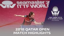2018 Qatar Open Highlights I Kasumi Ishikawa vs Miu Hirano (1/4)