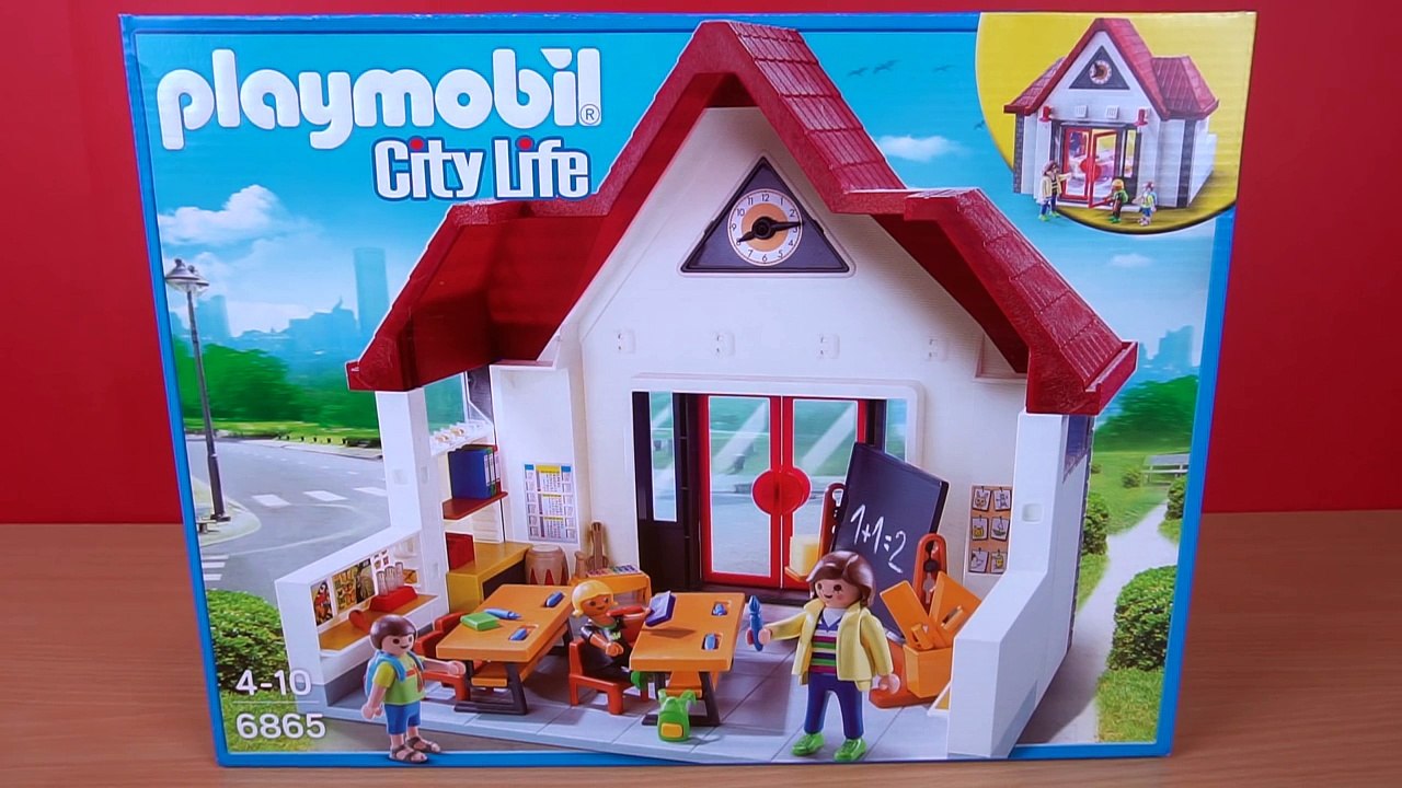 SCHÖNSTES Schulhaus! 6865 Playmobil UNTERRICHT BEGINNT Schule deutsch Neuheit Film Schultag