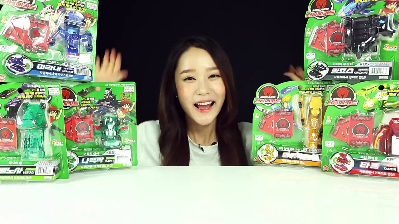 터닝메카드 미리내 블루 윙톡 옐로우 킹죠스 블랙 타돌 레드 베노사 나백작 그린 장난감 캐리 메카니멀 배틀 | CarrieAndToys