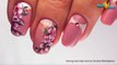 Дизайн ГЕЛЬ ЛАКАМИ Ветка Сакуры | Рисунок на ногтях цветы | Урок росписи ногтей | One Stroke