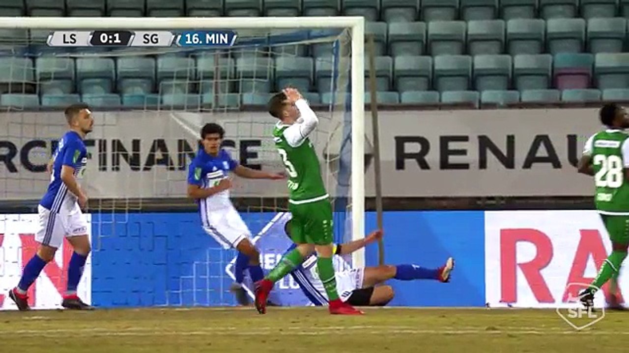 Lausanne 1:4 Sankt Gallen (Switzerland. Super League. 10 March 2018)