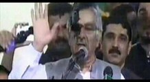 Black Ink Thrown On Khwaja Asif During Speech