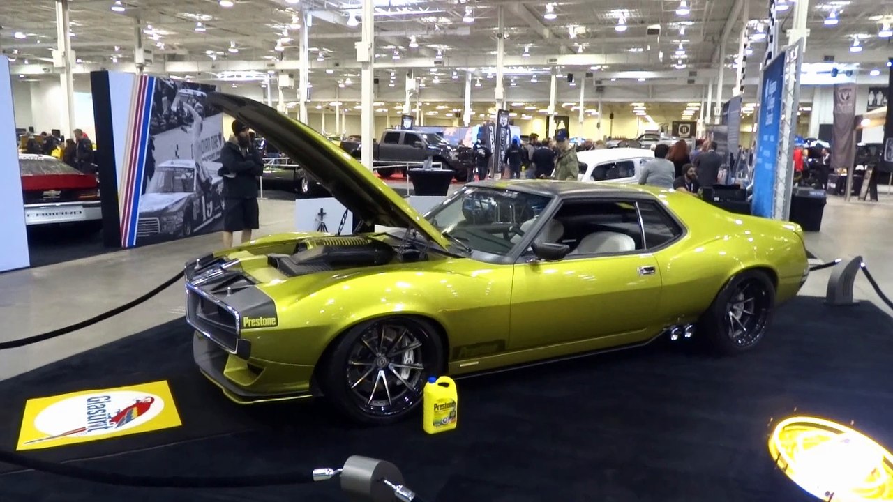 Car FYI at 2018 Motorama Show: Prestone Ring Brothers 1972 AMC "Defiant!" Javelin