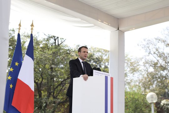 Discours du Président de la République, Emmanuel Macron à la communauté française d'Inde