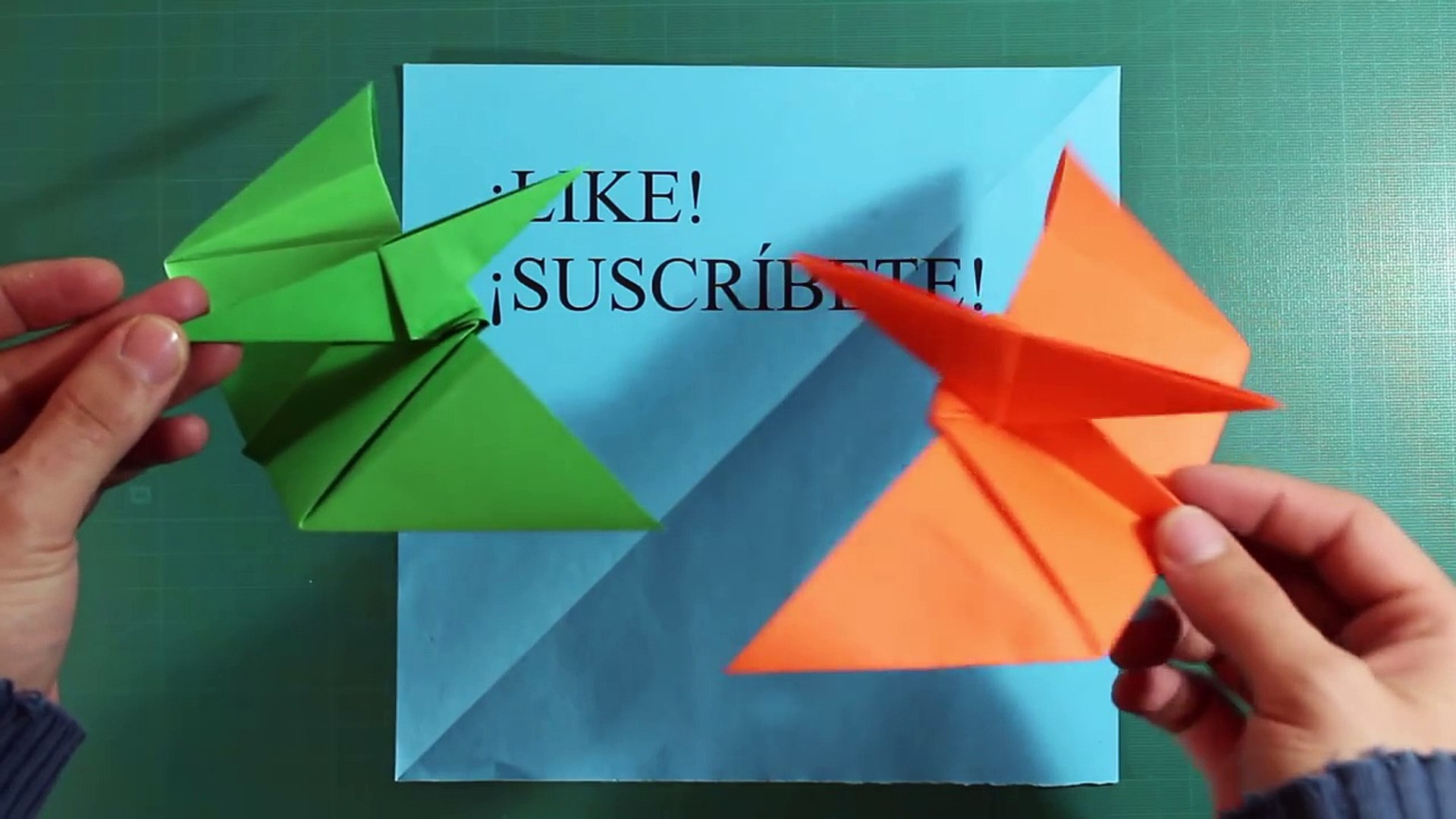 Como Hacer Un Pterodilo De Papel Dinosaurios De Origami