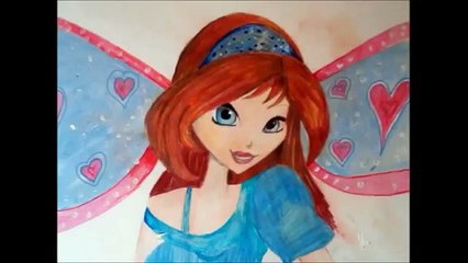 How to draw Winx Club bloom