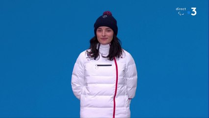 Marie Bochet entend sa deuxième "Marseillaise" - Jeux Paralympiques
